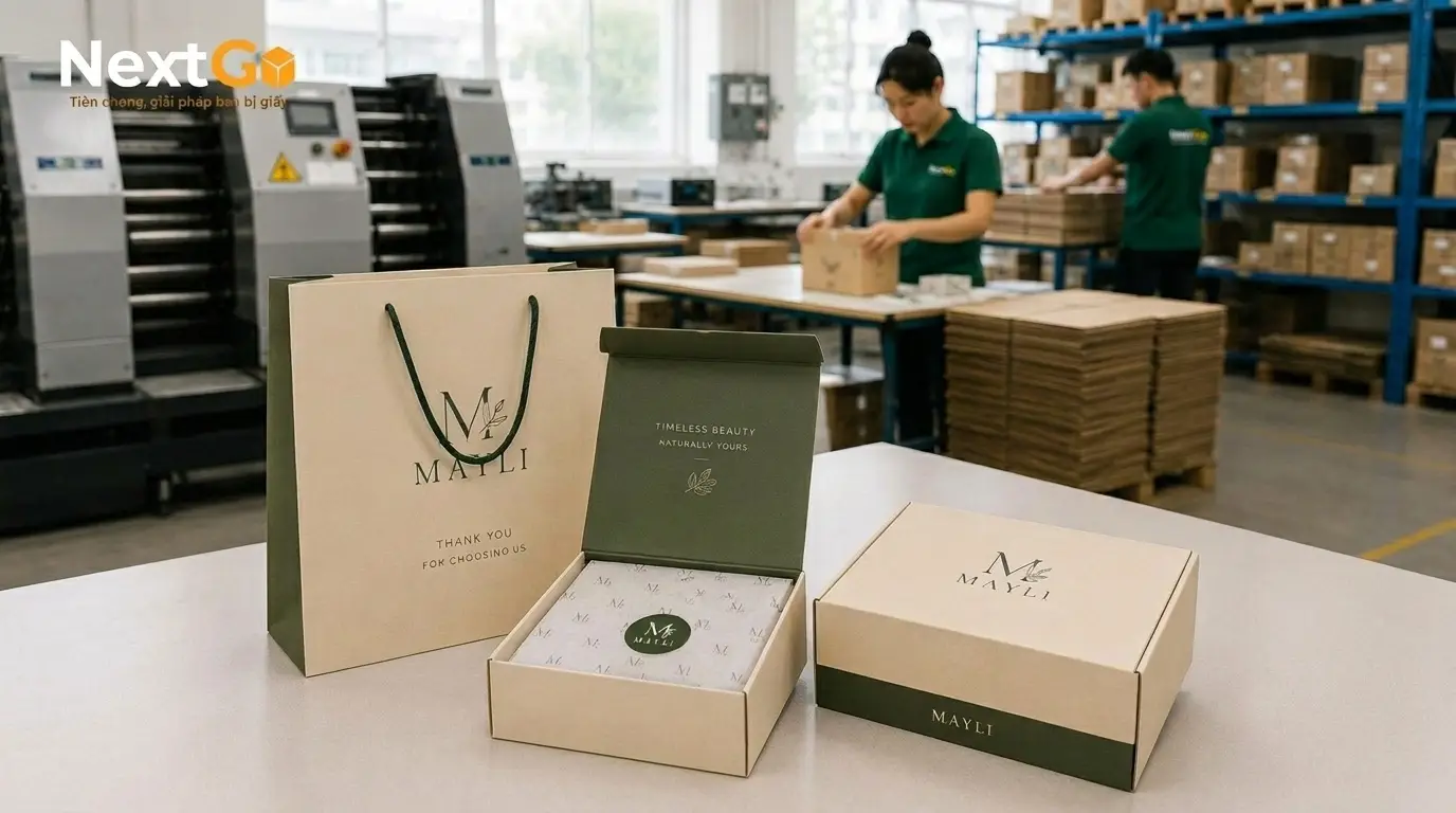 Hộp Carton Sóng Bồi (In Offset) 