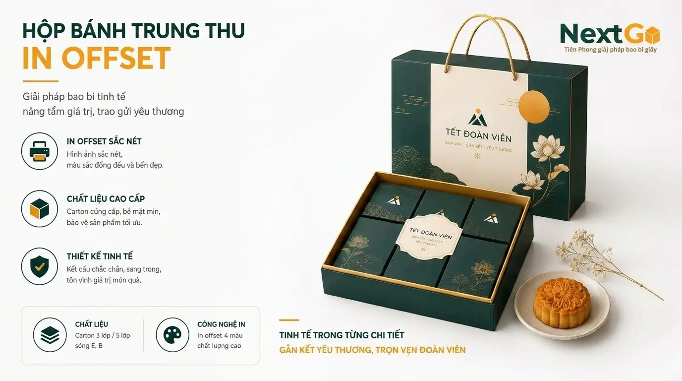 Hộp Carton Sóng Bồi (In Offset) 