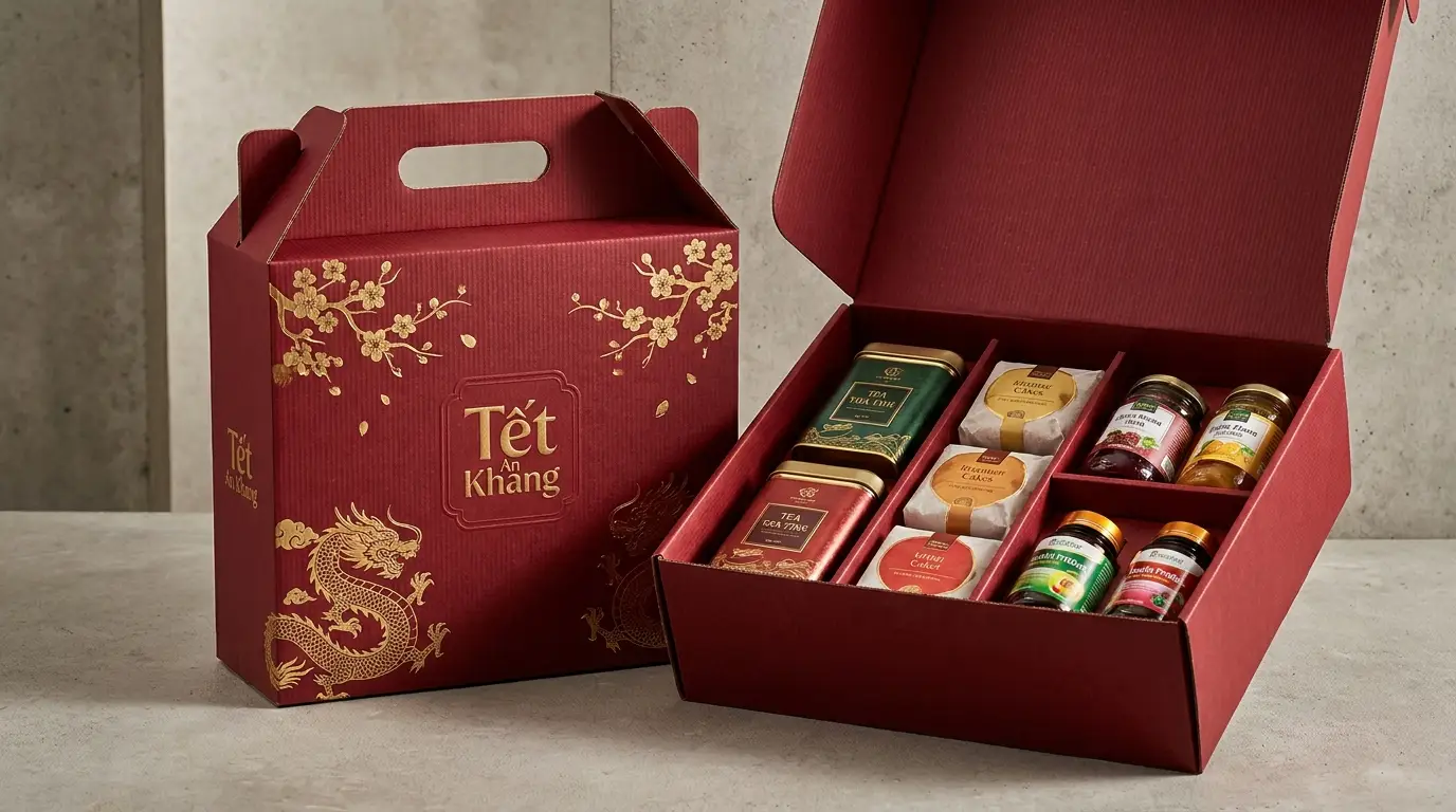 Hộp Đựng Quà Tết Đẹp Và Kinh Nghiệm Chọn Mẫu Phù Hợp