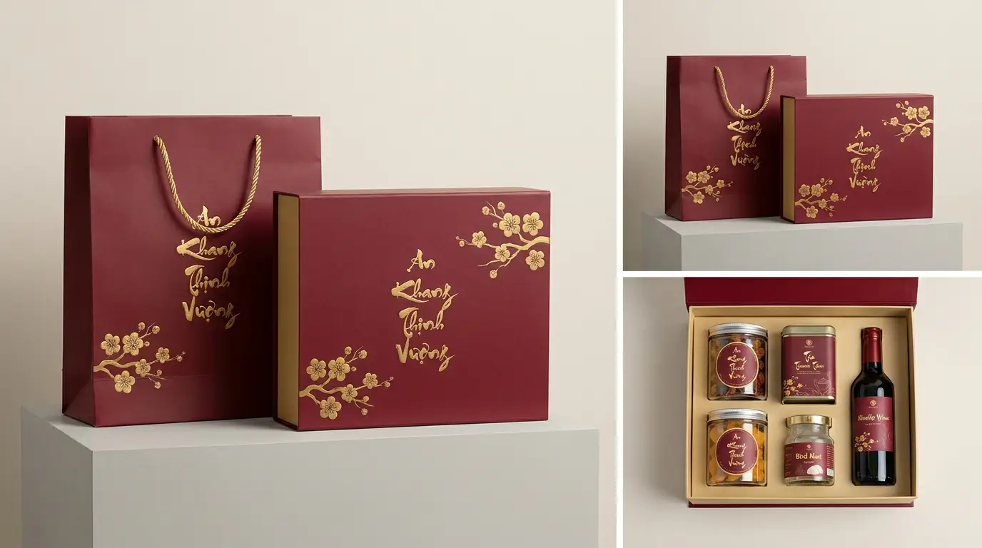 Hộp Đựng Quà Tết Đẹp Và Kinh Nghiệm Chọn Mẫu Phù Hợp