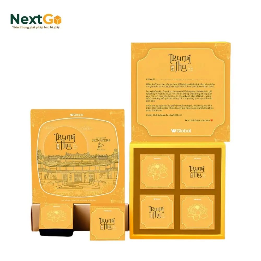 Hộp Trung Thu Đẹp, In Logo Theo Yêu Cầu Cho Doanh Nghiệp