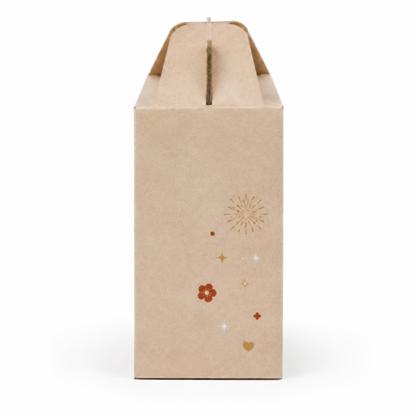 Hộp Carton Sóng Quà Tặng Quai Xách