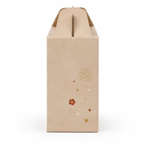 Hộp Carton Sóng Quà Tặng Quai Xách