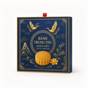 Hộp Cứng Rút Bánh Trung Thu Ép Kim