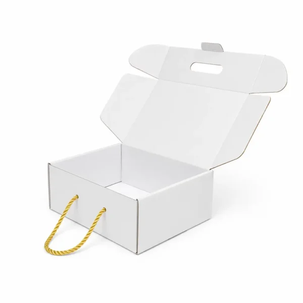 Hộp Carton Sóng Nắp Gài Có Quai Xách