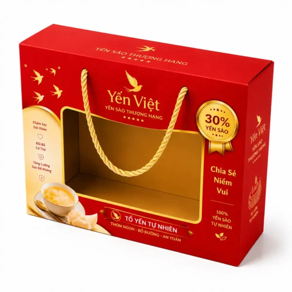 Hộp Carton Sóng Nắp Gài Có Cửa Sổ