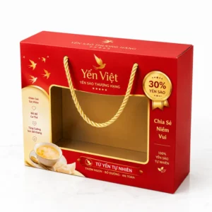 Hộp Carton Sóng Nắp Gài Có Cửa Sổ