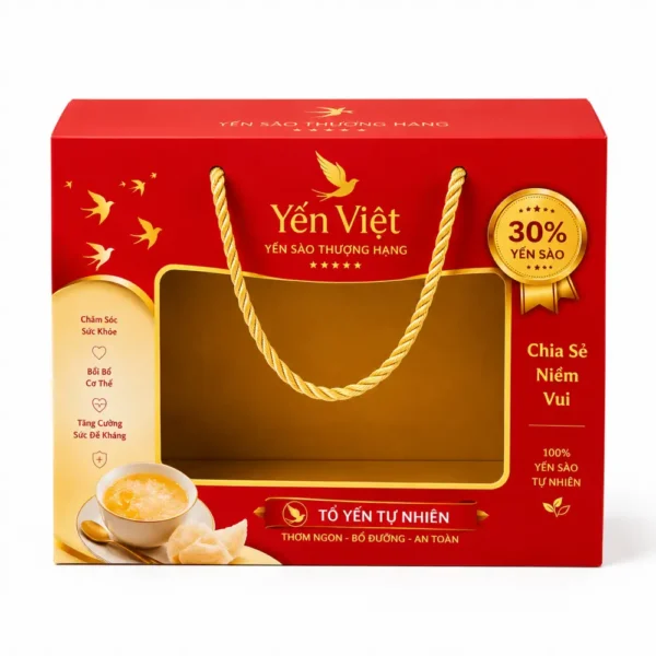 Hộp Carton Sóng Nắp Gài Có Cửa Sổ