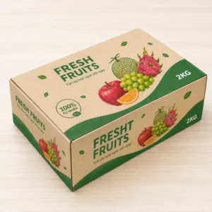 Hộp Carton Sóng Nắp Rời Đựng Trái Cây