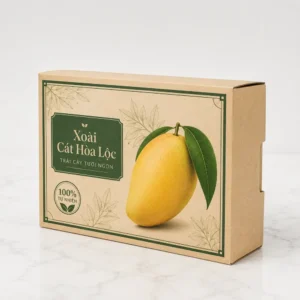 Hộp Carton Sóng Nắp Rời Âm Dương Đựng Trái Cây