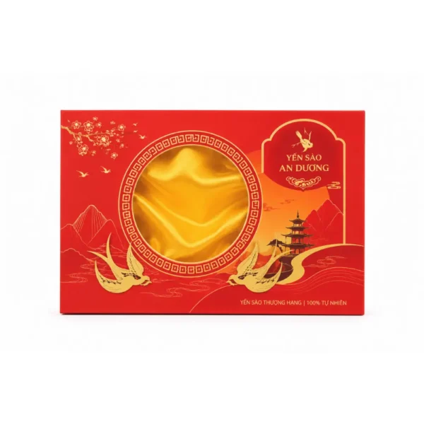 Hộp Cứng Âm Dương Có Cửa Sổ Đựng Yến Sào HC100