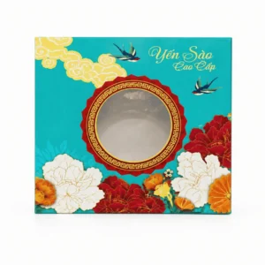 Hộp Cứng Âm Dương Có Cửa Sổ Đựng Yến Sào HC170