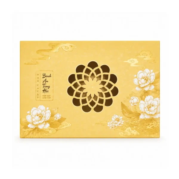 Hộp Cứng Có Cửa Sổ Đựng Bánh Trung Thu HC270
