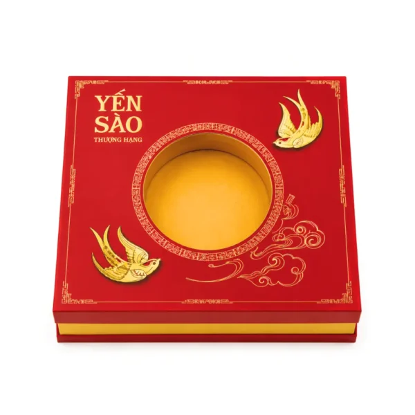Hộp Cứng Âm Dương Có Cửa Sổ Đựng Yến Sào HC160