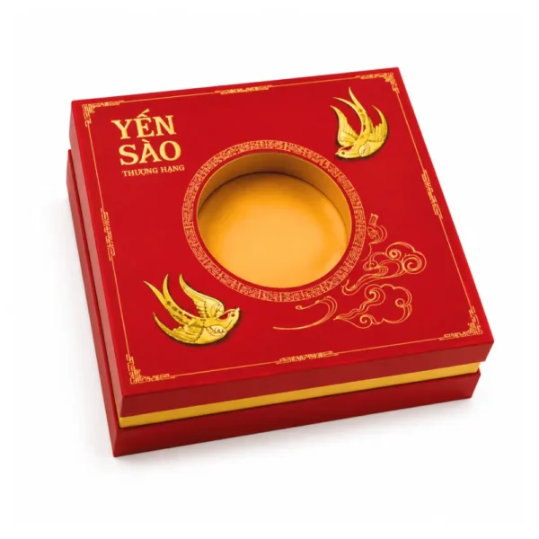 Hộp Cứng Âm Dương Có Cửa Sổ Đựng Yến Sào HC160