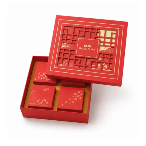 Hộp Cứng Âm Dương Đựng Bánh Trung Thu HC210