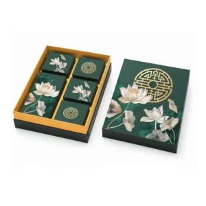 Hộp Cứng Âm Dương Trung Thu 6 Bánh HC340