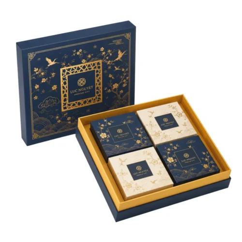 Hộp Cứng Âm Dương Đựng Bánh Trung Thu HC220