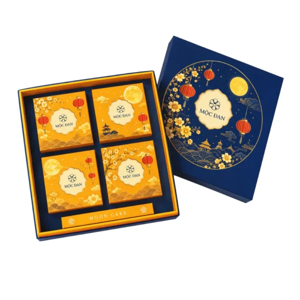Hộp Cứng Âm Dương Đựng Bánh Trung Thu HC230