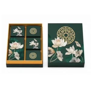Hộp Cứng Âm Dương Trung Thu 6 Bánh HC340