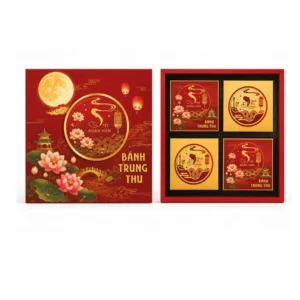 Hộp Cứng Âm Dương Đựng Bánh Trung Thu HC320
