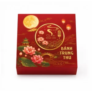 Hộp Cứng Âm Dương Đựng Bánh Trung Thu HC320