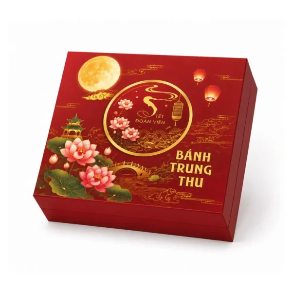 Hộp Cứng Âm Dương Đựng Bánh Trung Thu HC320