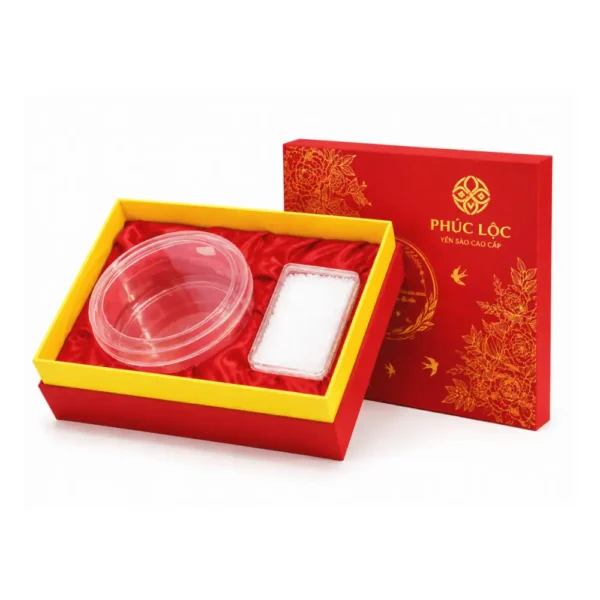 Hộp Cứng Âm Dương Quà Tết Đựng Yến Sào HC090