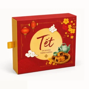 Hộp Cứng Dạng Rút Quà Tết Cao Cấp