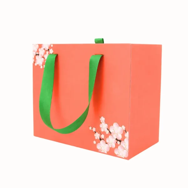 Hộp Cứng Rút Đựng Bánh Trung Thu Có Quai Xách