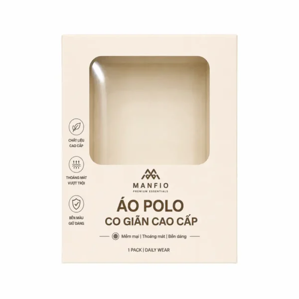 Hộp Giấy Mềm Có Cửa Sổ Đựng Áo Polo