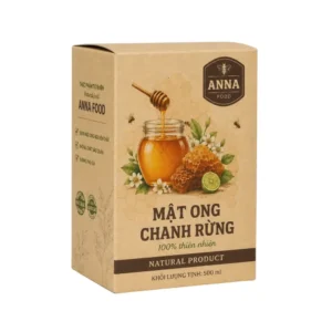 Hộp Giấy Kraft Nắp Gài Đựng Mật Ong