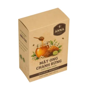 Hộp Giấy Kraft Nắp Gài Đựng Mật Ong