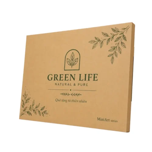 Hộp Giấy Kraft Nắp Gài Đựng Quà Tặng