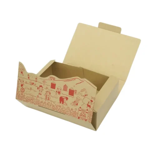 Hộp Giấy Kraft Nắp Gập Đựng Thực Phẩm