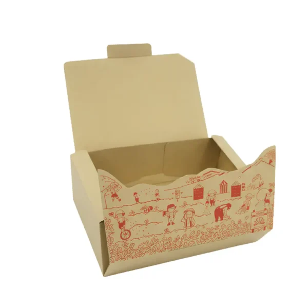 Hộp Giấy Kraft Nắp Gập Đựng Thực Phẩm