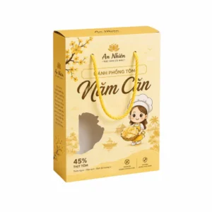Hộp Giấy Mềm Có Cửa Sổ Đựng Bánh Phồng Tôm