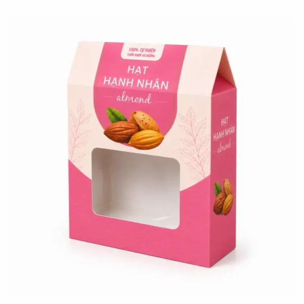 Hộp Giấy Mềm Nắp Gài Đựng Hạt Dinh Dưỡng