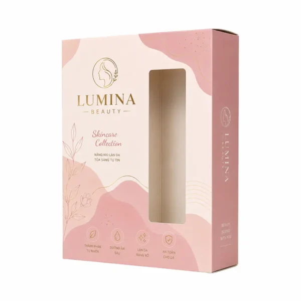Hộp Giấy Mềm Có Cửa Sổ Đựng Mỹ Phẩm