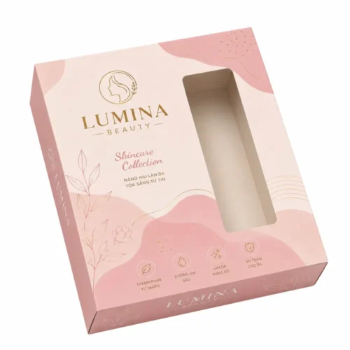 Hộp Giấy Mềm Có Cửa Sổ Đựng Mỹ Phẩm