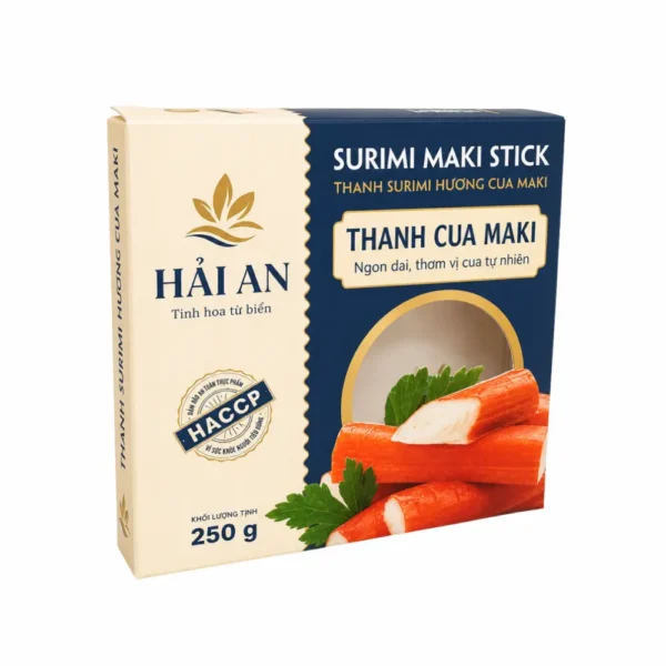 Hộp Giấy Mềm Có Cửa Sổ Đựng Thanh Cua