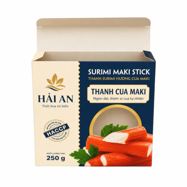 Hộp Giấy Mềm Có Cửa Sổ Đựng Thanh Cua
