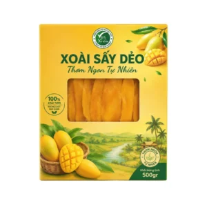 Hộp Giấy Mềm Có Cửa Sổ Đựng Trái Cây Sấy