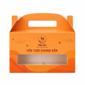 Hộp Giấy Mềm Khoét Quai Có Cửa Sổ