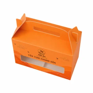 Hộp Giấy Mềm Khoét Quai Có Cửa Sổ