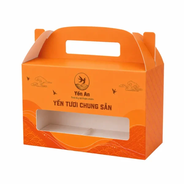 Hộp Giấy Mềm Khoét Quai Có Cửa Sổ