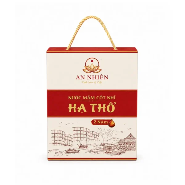 Hộp Giấy Mềm Có Quai Xách Đựng Nước Mắm