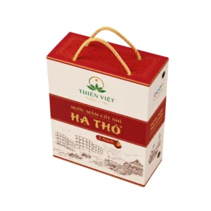 Hộp Giấy Mềm Có Quai Xách Đựng Nước Mắm