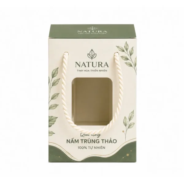 Hộp Giấy Mềm Đựng Nấm Trùng Thảo