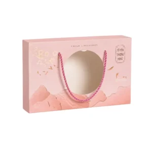 Hộp Giấy Mềm Có Quai Xách Đựng Yến Sào
